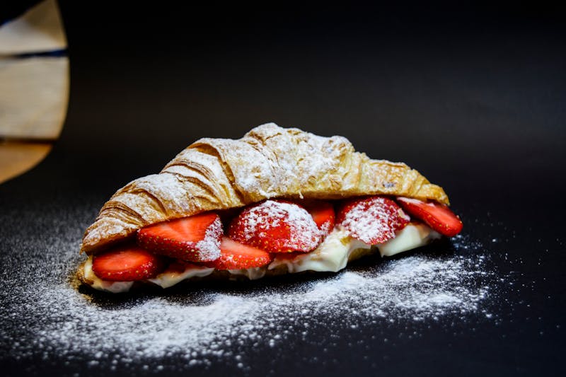 Cannoli dessert with sweet ricotta filling